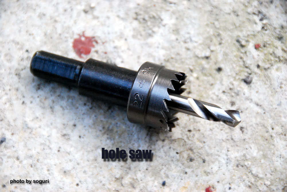 22MM 홀쏘우 - hole saw / hole cutter  