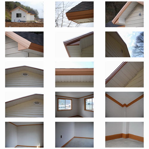 홍천 조립식주택 신축공사 현장풍경 2008년 4월 16일